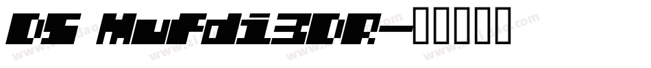 DS Mufdi3DR字体转换